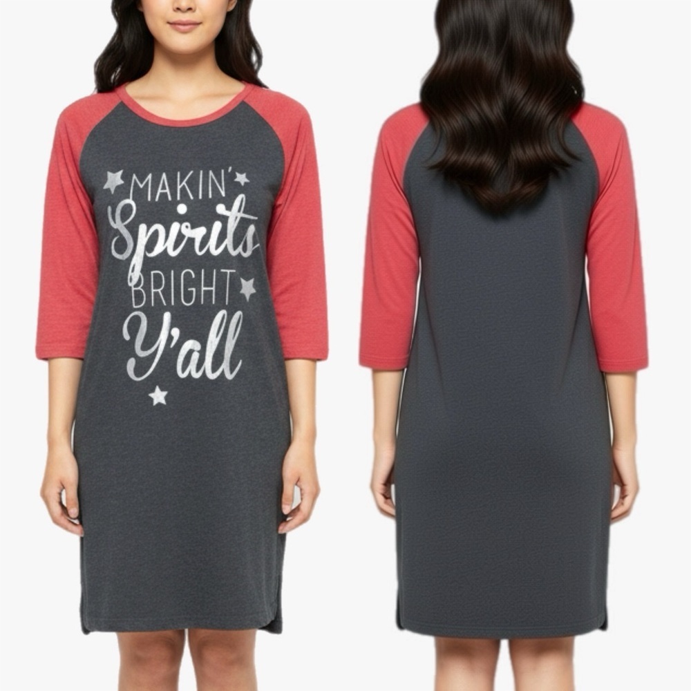 Christmas “Makin’ Spirits Bright Y’all” Raglan 10L